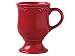 Pfaltzgraff Winterberry Ruby 10-Ounce Pedestal Mugs, Set of 4