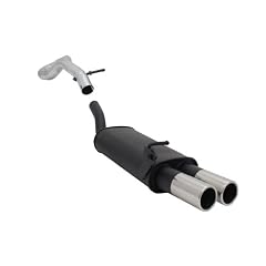 NOVUS SPORTAUSPUFF SEAT LEON/AUDI A3/VW GOLF 4/NEW BEETLE GRUPPE N 2x76 M-DESIGN