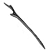 FINGER LOVE Handmade Carved Ebony (Black Sandalwood) Hair Stick: Antlers 1PC