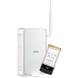 PLANEX 高性能 ハイパワー54Mbps無線LANルータ&カードセット BLW-54CW2-PK