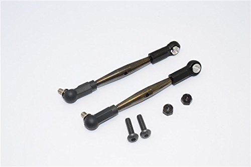 GPMFor Team Losi Mini 8ight-T Truggy Upgrade Parts Spring Steel Front Upper Tie Rod With Plastic Ends - 1Pr Set