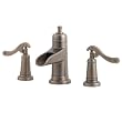 Price Pfister 049-YP1E Ashfield Widespread Trough Lavatory Faucet with Pop-Up, Rustic Pewter