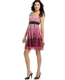Ruby Rox Ombre-Hue Printed Sleeveless Dress