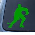 Hockey - Skating Sport - Car, Truck, Notebook, Vinyl Decal Sticker #1210 | Vinyl Color: Green By Ns-fx