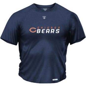 Chicago Bears Reebok Sideline EQT Performance Speedwick T-Shirt - S