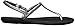 Havaianas Women's Freedom Gladiator Sandal, Black/Graphite, 39 BR/9/10 M US