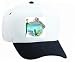 White Cap with man, body, individuals, individual, fishbowl, humans, goldfish, person, human, persons, fish, umbrella, people, bowl Image
