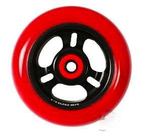 Phoenix 3-Spoke Wheel Red-Black 110mm