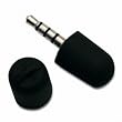 Exeze - Mini Microphone caoutchouc noir pour iPod nano, iPod classic, iPod touch, iPhone (Exeze MM1-RB)