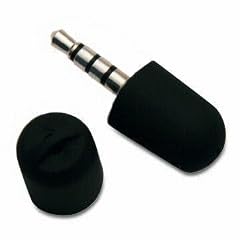Exeze Pico Mikrofon f�r iPod nano, iPod classic, iPod touch und iPhone - Gummi Schwarz (Exeze MM1-RB)