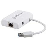 MANHATTAN 3-Port USB Hub with Gigabit Ethernet Port (506892)