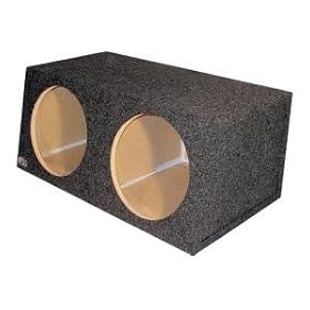 R & T Enterprises 32512 12 Dual Hatch Empty MDF Small Sealed Enclosure (1 Each)