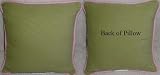 Bubbles Pink Green Pillow with Pink Cording
