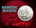 Magnetic Coin (Quarter Dollar) By Rock Ridge Magic