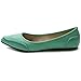 Ollio Women's Shoe Ballet Pointed Toe Pastel Low Flat