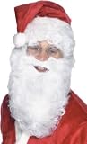 Santa Nylon 11 Inch Long Beard - Christmas Fancy Dress Costume Accessories