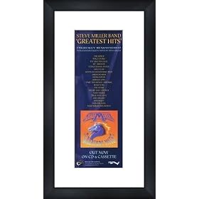 STEVE MILLER BAND Greatest Hits - Framed Original Advert
