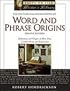 The Facts on File Encyclopedia of Word and Phrase Origins (Facts on File Writer's Library)