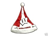 WISCONSIN BADGERS HOCKEY FOOTBALL BASKETBALL SANTA HAT