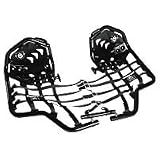 06-11 YAMAHA RAPTOR700: PRO ARMOR REVOLITION NERF BARS WITH HEEL PLATES - BLACK (BLACK)
