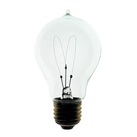 1920 Antique Replica Light Bulb, 60 Watt, 120 Volt, 16 Candle Power