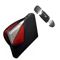 Durable Reversible Red / Black XBOX 360 Console Sleeve for Ultra Protection while Stored or ON THE GO ***Includes 4 in 1 Memory Card Reader***