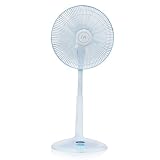 Sunpentown SF-1468 3-Speed Oscillating 14-Inch Standing Fan with Remote Control