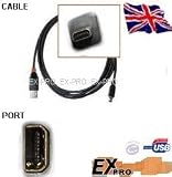 Ex-Pro Panasonic Lumix USB Cable Lead for DMC-FZ15, DMC-FZ20, DMC-LZ1