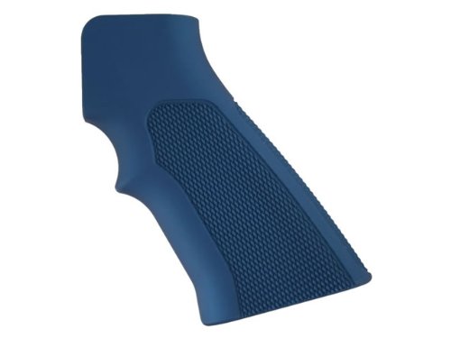 Hogue AR-15 Extreme Grips Checkered Aluminum Matte Blue