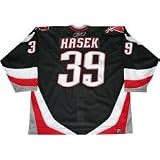 Dominik Hasek Autographed Replica Jersey (Buf)