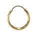 18K Gold Plated 20 mm Hammered Creole Hoop 18K Gold Plated 20 mm Hammered Creole Hoop
