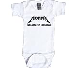 Rebel Ink Baby Infants' Momma Master Of Diapers Short Sleeve Snapsuit Onesies