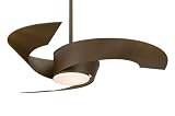 Fanimation FP7900OB Torto Ceiling Fan, Oil Rubbed Bronze Finish, 3 Blades, Opal Frosted Glass