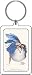Beautiful Fairy Keychain by Amy Brown #3 ~ Romantic Resting Blue Fairy on Bubble Keychain ''Blue Sphere Fairy