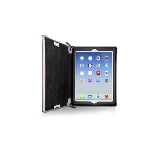 Twelve South BookBook for iPad Air - Hardback Leather Case and Display Stand, Vintage Brown