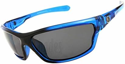 Nitrogen Polarized Sunglasses Mens Sport Running Fishing Golfing Driving Glasses-Blue