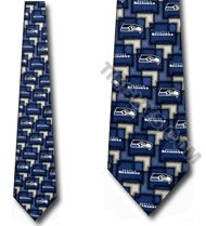 Seattle Seahawks NeckTies Silk Mens Ties