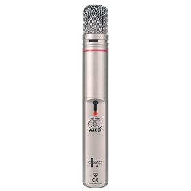 AKG C1000S Stage and Studio Condenser Microphone (Single Mic, With Free K44 Headphones) by