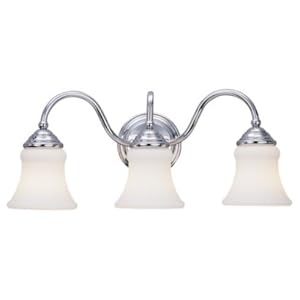 Sea Gull Lighting 40022-05 Darien 3-Light Vanity, Chrome Finish with Etched Opal Glass by 