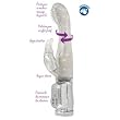 ORION Vibrator Rotating G-Spot Rabbit silber-glitzer, 1 St�ck