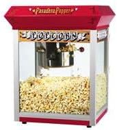 Great Northern Popcorn Red Pasadena 8 Ounce Bar Style Antique Popcorn Machine