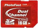31uWC0rxUfL. SL160  Photofast Dual Channel 16GB SDHC CARD CLASS 10