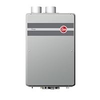 Rheem RTGH-95DVN Prestige Indoor Direct Vent Natural Gas Condensing Tankless Water Heater for 3 Bathroom Homes