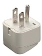 Grounded Adapter - Australia to USA - White