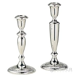 Empire Sterling Lady Danielle Candlestick - 9-1 4 by Empire Silver