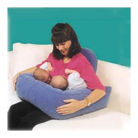 Twin-Nursing-Pillow - color: Soft Denim