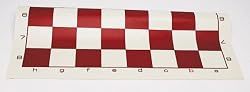 Roll-Up Tournament Chessboard - Burgundy