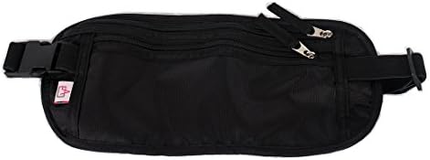 FUWEIWANG Top Rated Travel Money Belt: Waist Pack for Running and Cycling, Rfid, Comfortable, Durable and Lightweight Hidden Travel Passport Wallets