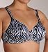 Playtex Smoothing Secrets Full Figure Underwire Bra, 36B, Zebra Print