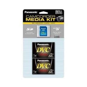 Panasonic RP S256V60X2 Camcorder Media Kit - Professional Grade - Mini DV tape - 2 x 60min